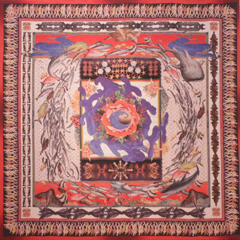 絵画・額縁・版画・中川学・新品未使用・獅子舞圖・小琳派・美術品