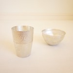 「酒杯」　4x6cm,6x6cm　pure silver